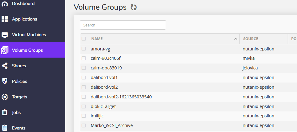 HYCU’s ability to protect independent Volume Groups that are not attached to VMs
