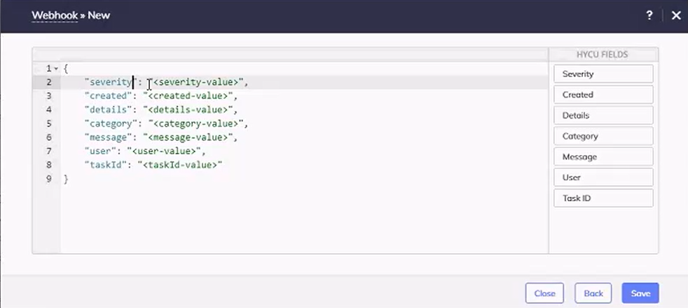 HYCUs New Webhook capability