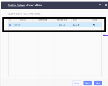HYCU Protégé Select vDisk