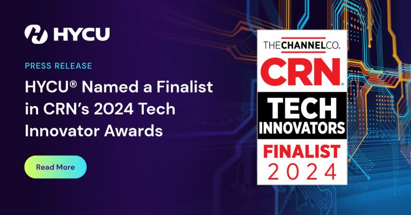 HYCU Named Finalist CRNs 2024 Tech Innovator Awards og