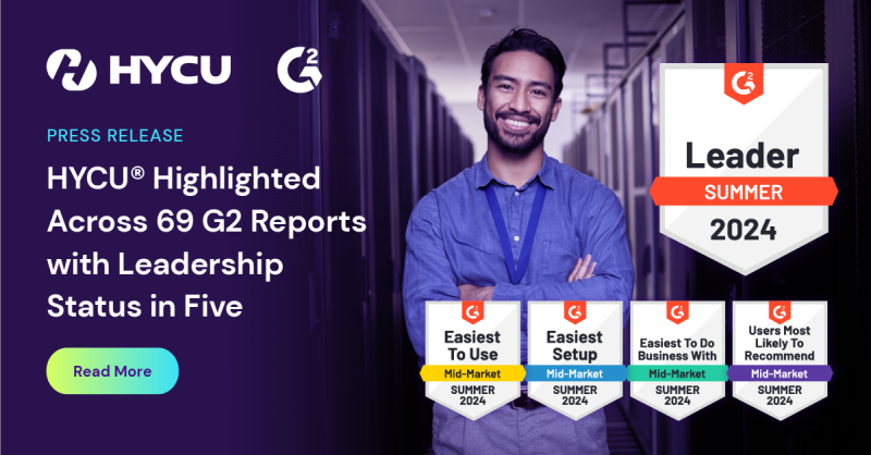6733ae314a5bd9a2bc894781_668bf4b4f404d64586152979_HYCU-Highlighted-Across-69-G2-Reports-with-Leadership-Status-in-Five.png