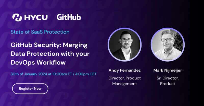 GitHub Security: Merging Data webinar og