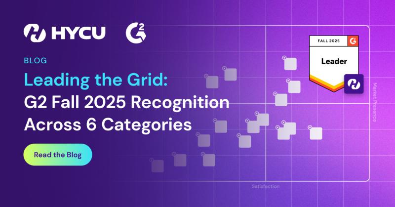 Real Customers. Real Feedback. Real Results. HYCU Named a Leader in G2 Fall 2025 Reports.