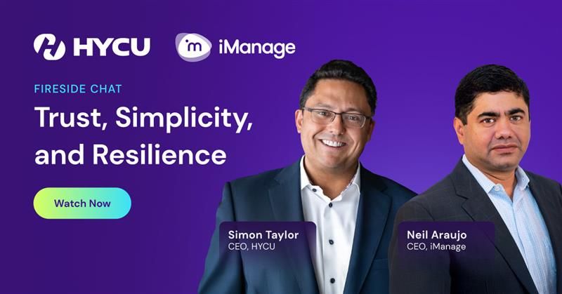 iManage backup with HYCU