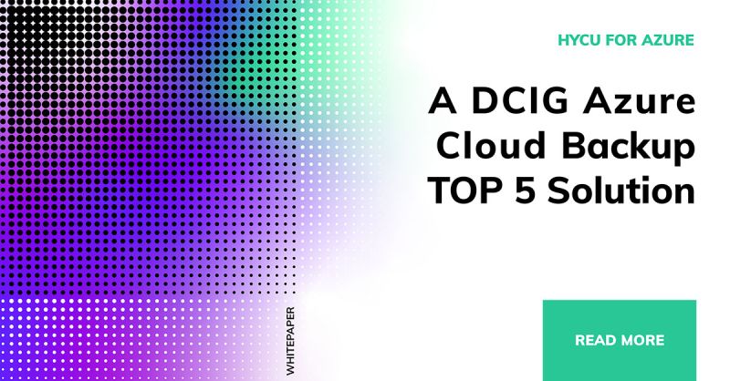 DCIG Cloud Backup Top 5 Solution og
