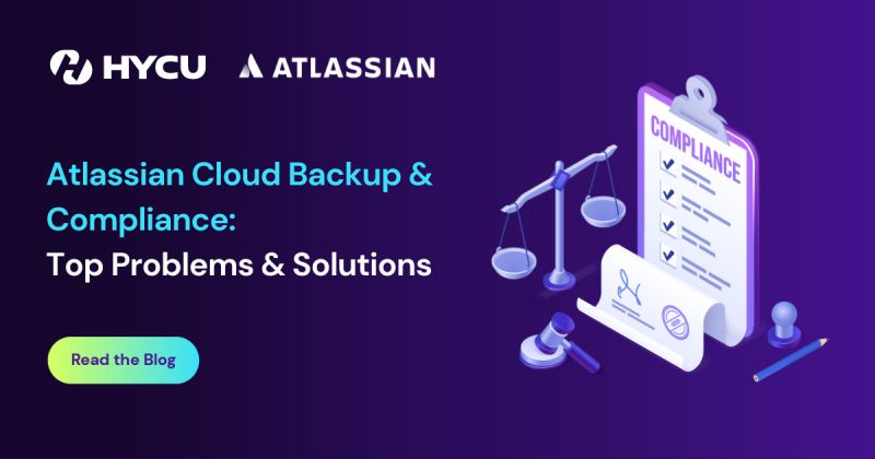 Atlassian Cloud Backup Compliance Top Problems og