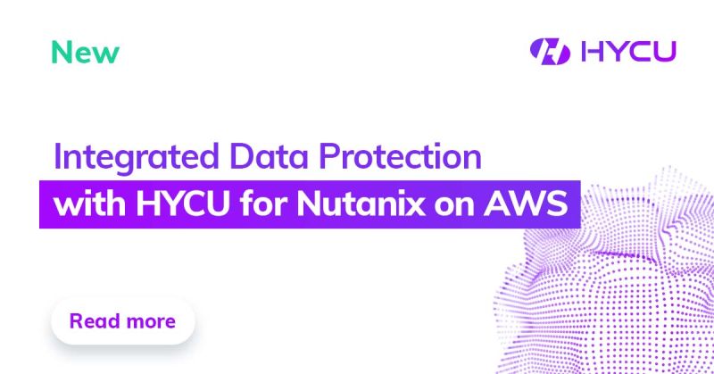 Integrated Data Protection with HYCU for Nutanix on AWS og