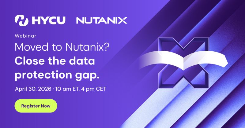 Close the nutanix data protection gap