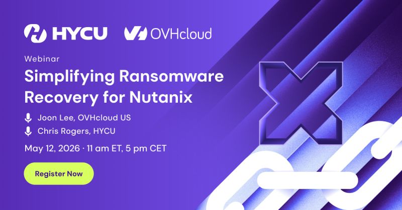 Simplifying Ransomware Recovery for Nutanix 