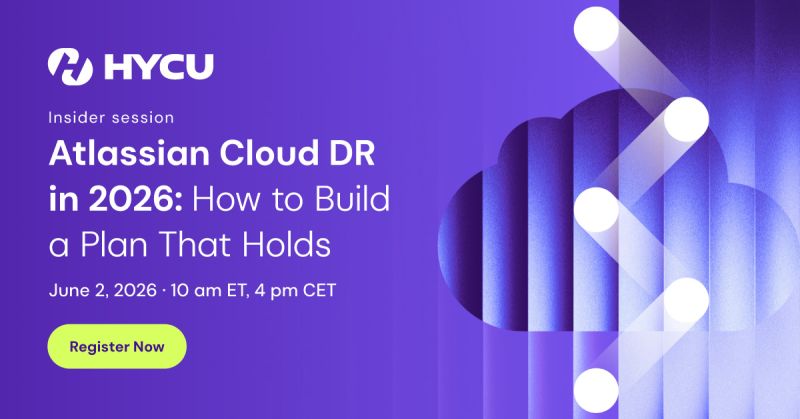 Atlassian Cloud Disaster Recovery
