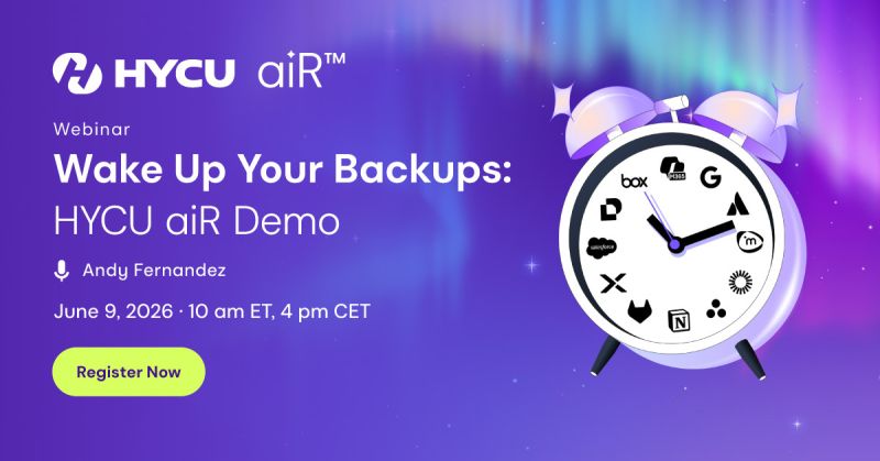 Wake up your backups