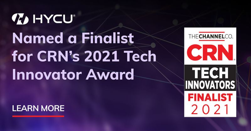 HYCU Named a Finalist for CRN’s 2021 Tech Innovator Award og