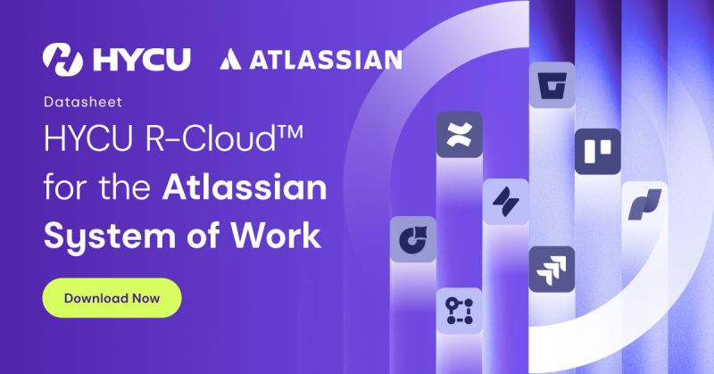 Datasheet for HYCU backup for the Atlassian System of Work