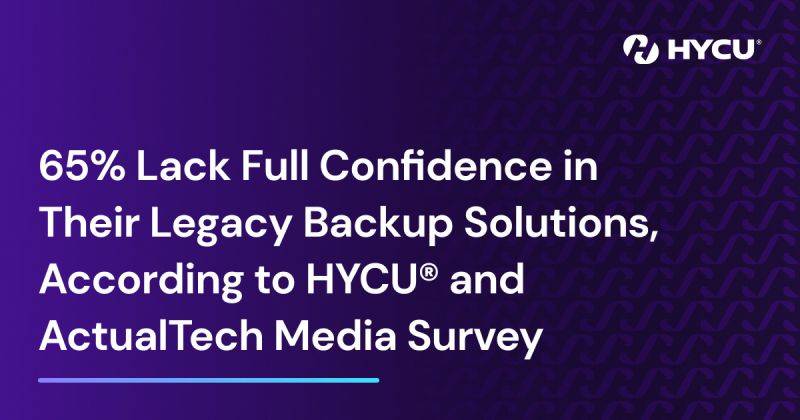 Lack Full Confidence ActualTech Media Survey PR og