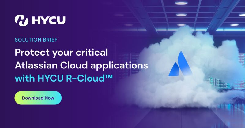 Protect your critical Atlassian Cloud applications with HYCU R-Cloud og