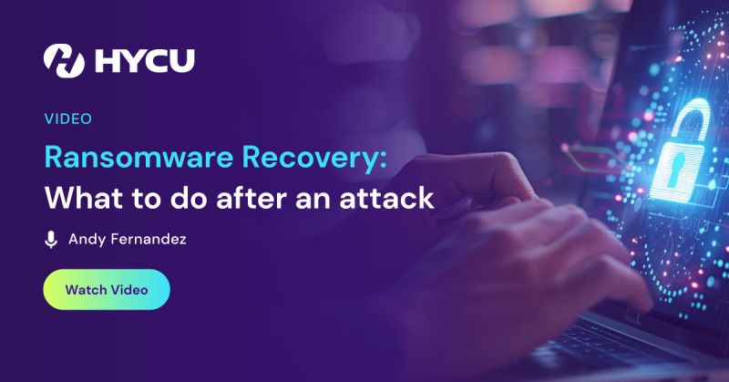 Ransomware Recovery: What to do after an attack og