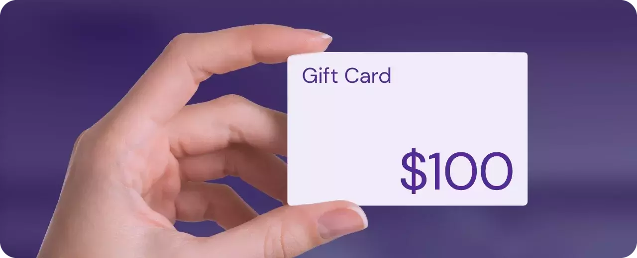 get 100 gift card schedule form image