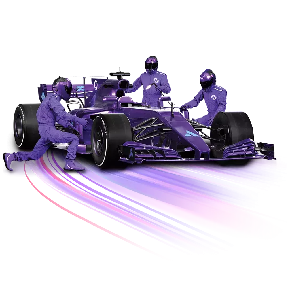 Atlassian partner kit hero race car square