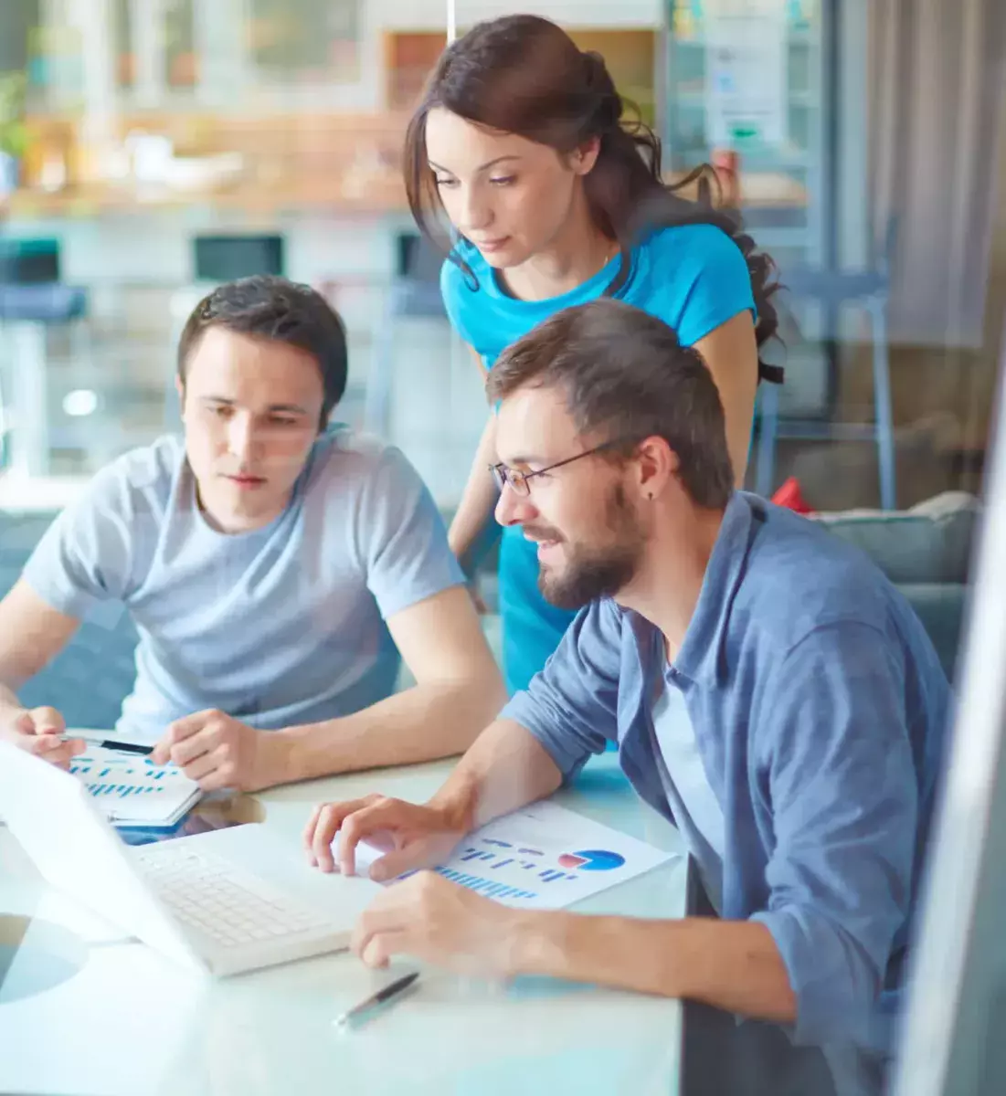 3 People working together hero square