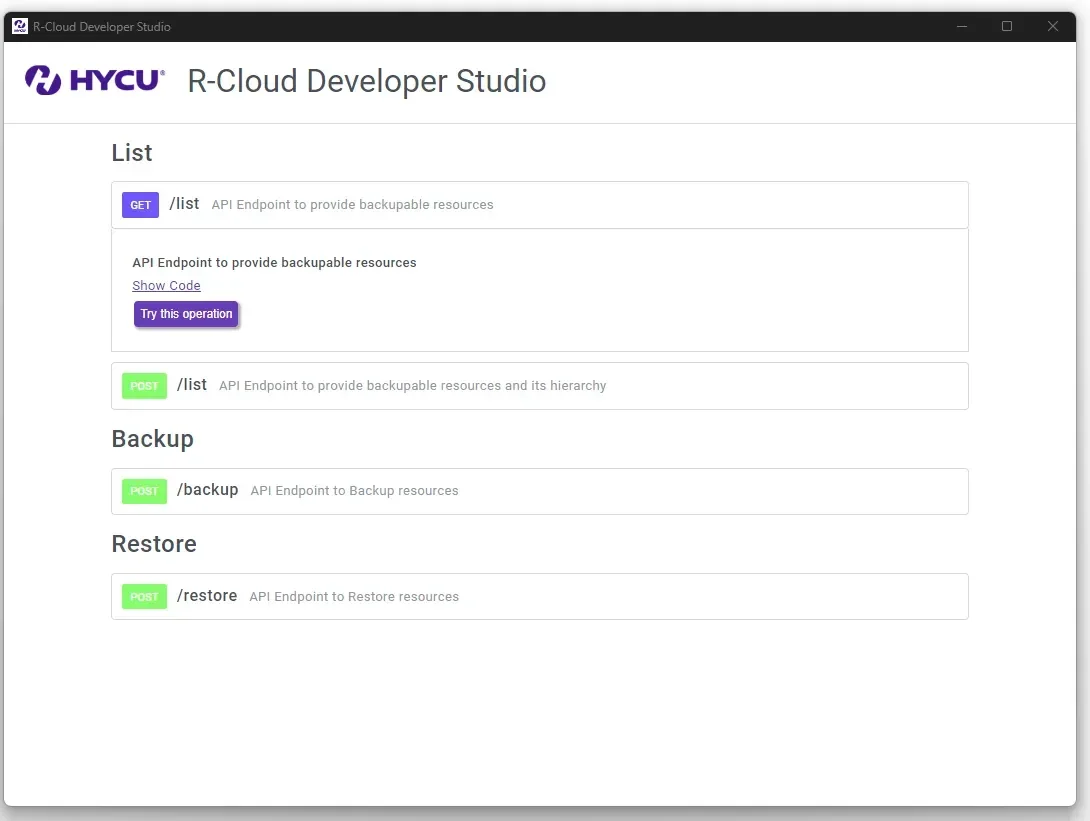 R-Cloud Developer Studio slide old